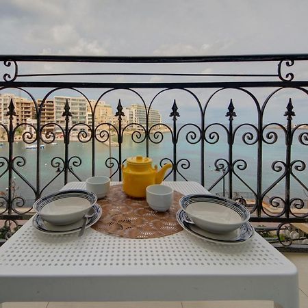 St Julians 2 Bedroom Apartment With Commanding Seaviews By Shortletsmalta San Ġiljan Buitenkant foto